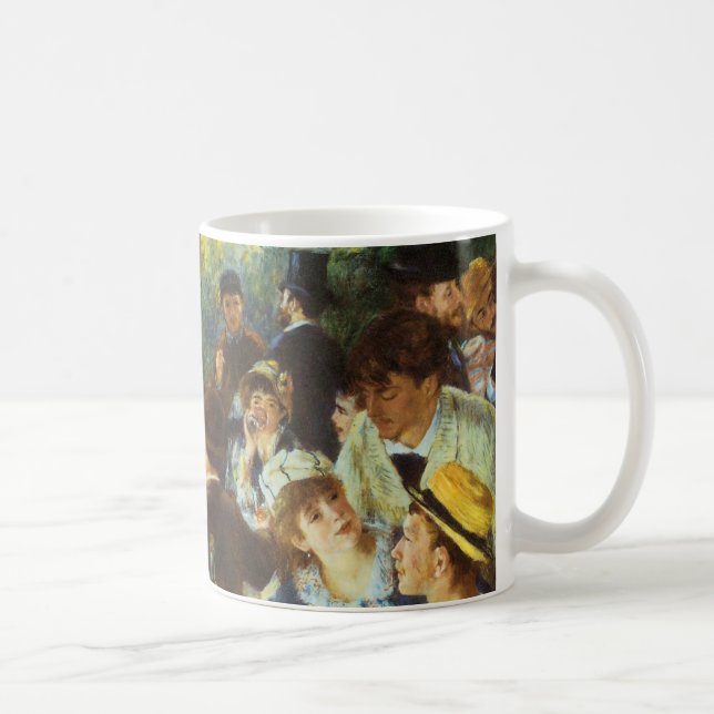 Mug Déjeuner de la fête nautique par Pierre Renoir (Droite)