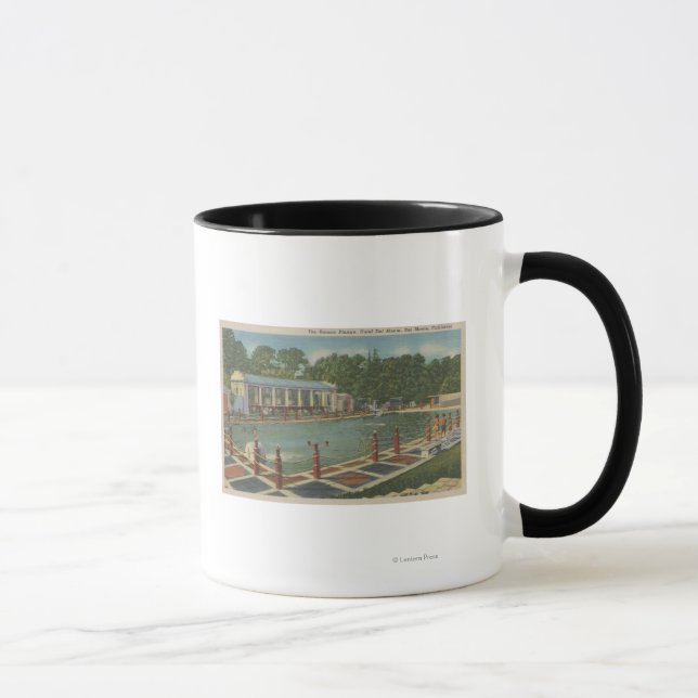 Mug Del Monte, CA - Le Plunge Romain à l'Hôtel (Droite)