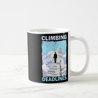 Mug Délais d'escalade – Drôle de montagne de charge de
