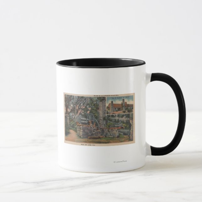 Mug Deland, FL - Ruines de l'ancienne usine espagnole  (Droite)