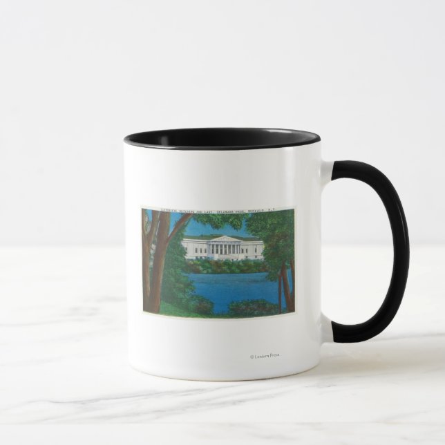 Mug Delaware Park Historical Bldg and Lake View (Droite)