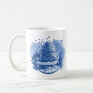 Mug Delft Blue China Look Honeybee Hive Sauvez Les Abe