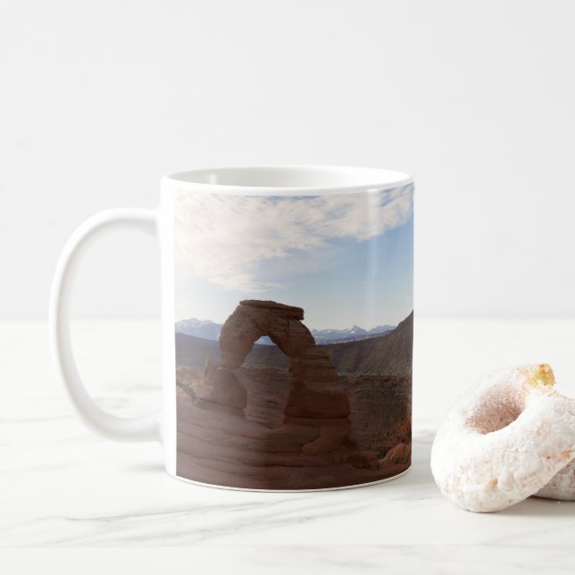 Mug Delicate Arch III au Parc national des Arches (Avec donut)