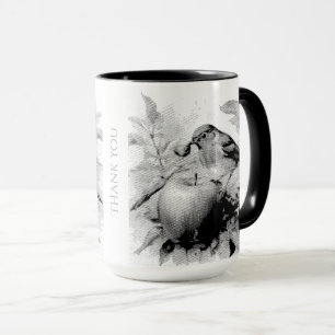 Mug Délice oiseau fantaisiste et pomme
