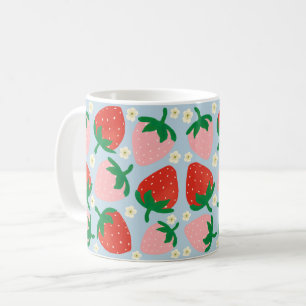 Mug Délices Sucrés de Fruits Pastel Bleu