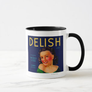 Mug Delish LabelEl orange Centro, CA
