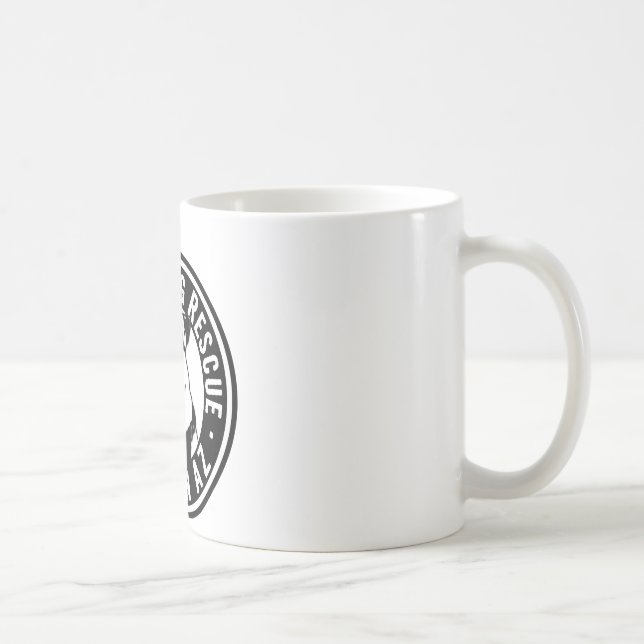 Mug Délivrance de sourire de chien (Droite)