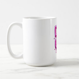 Mug Delulu Rose Bubble Gum Typographie 3D Y2K Générati