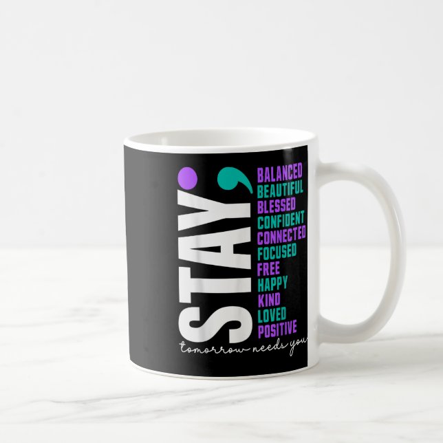 Mug Demain a besoin de vous Ruban de sensibilisation à (Droite)