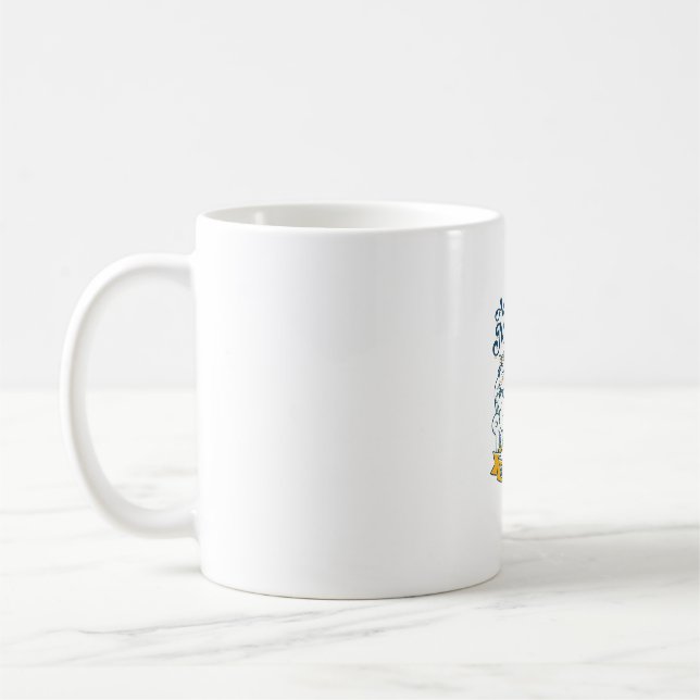 Mug Demande à ta mère, Famille de chat drôle (Gauche)