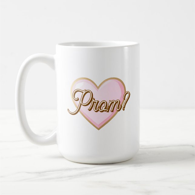 Mug Demande au bal de promo | Demander à une fille d'a (Gauche)