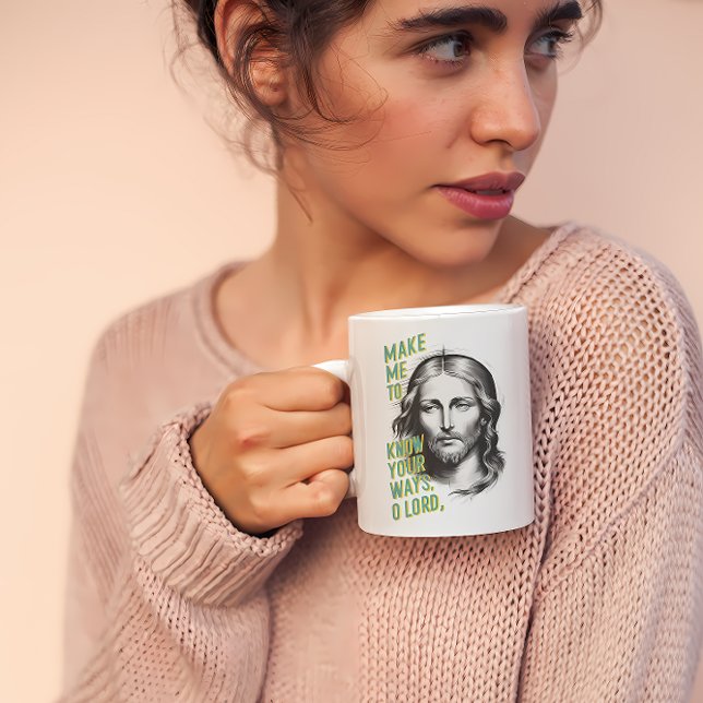 Mug Demande divine : Fais-moi connaître tes voies, ô S (Créateur téléchargé)