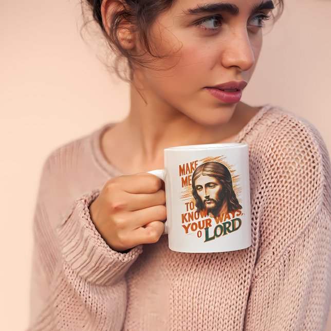 Mug Demande divine : Fais-moi connaître tes voies, Sei (Créateur téléchargé)