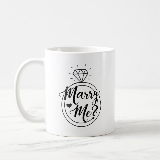 Mug Demande en mariage (Gauche)