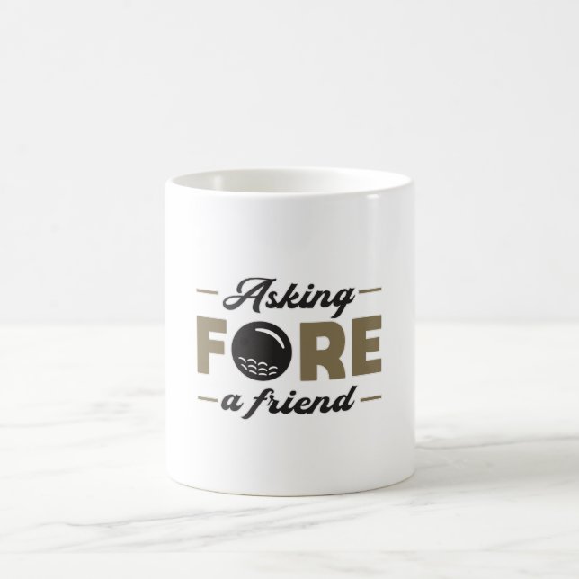 Mug Demander À Un Ami Golf Golf Golf Drôle Idée cadeau (Centre)