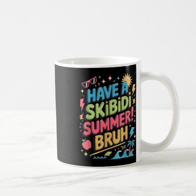Mug Demandez À Skibidi Summer Bruh Gen Alpha Slang Ens (Droite)