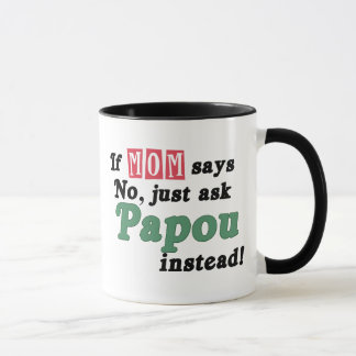 Mug Demandez juste Papou