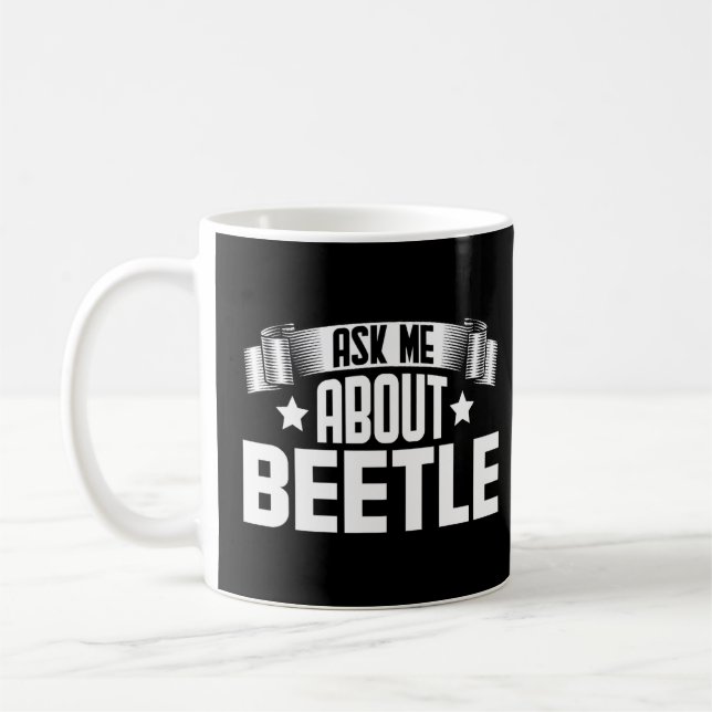 Mug Demandez-moi à propos des insectes du coléoptère d (Gauche)