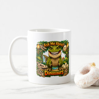 Mug Demandez-moi des dinosaures – Chocolat chaud |