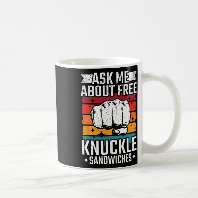 Mug Demandez-moi des sandwichs gratuits (Droite)
