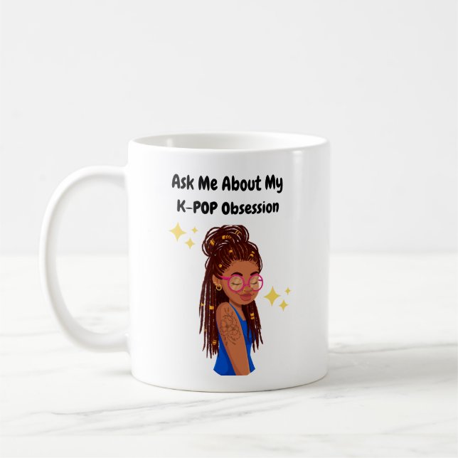 Mug Demandez-Moi Mon Obsession K-Pop (Gauche)
