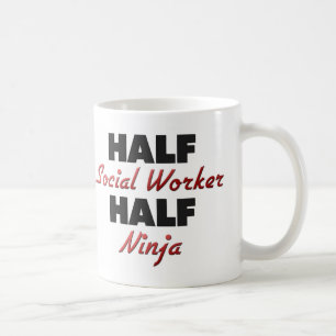 Mug Demi d'assistant social demi de Ninja