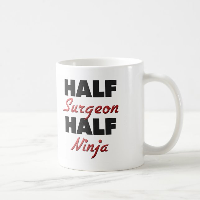 Mug Demi de chirurgien demi de Ninja (Droite)