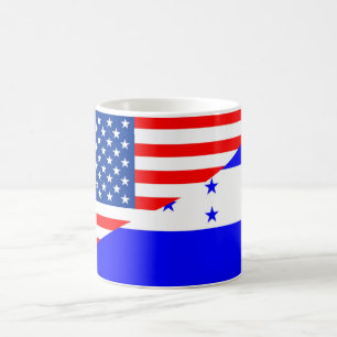 Mug demi de compte des Etats-Unis de drapeau des