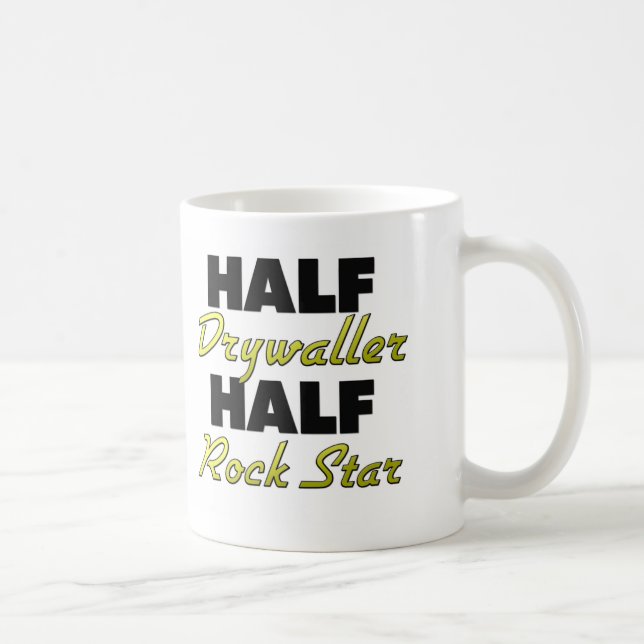 Mug Demi de demi de vedette du rock de Drywaller (Droite)