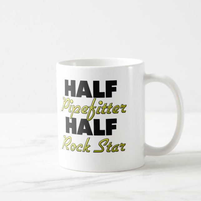 Mug Demi de demi de vedette du rock de Pipefitter (Droite)