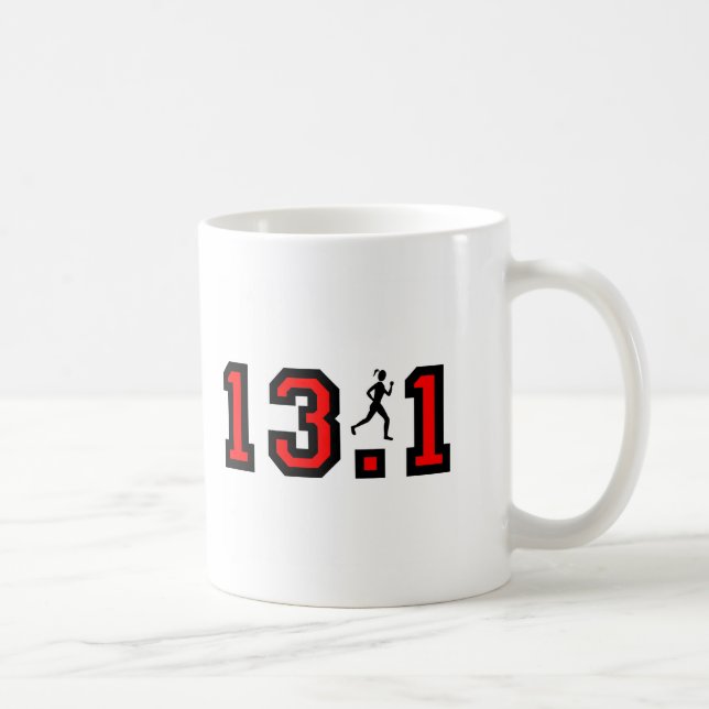 Mug Demi de marathon des femmes (Droite)