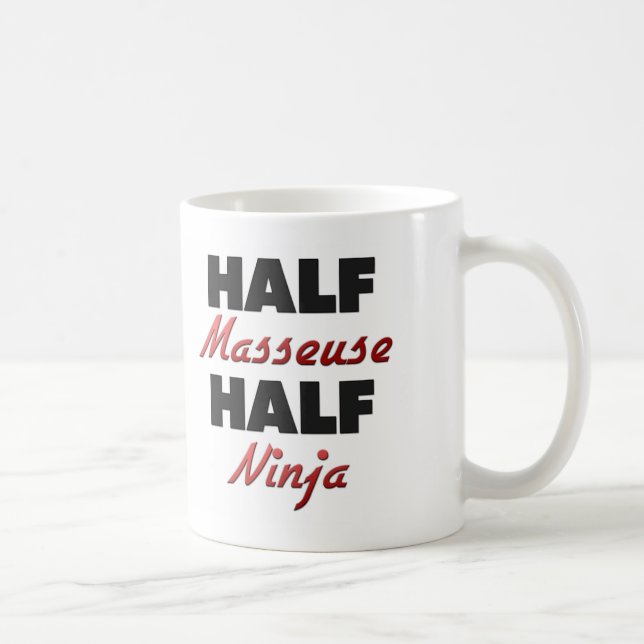 Mug Demi de masseuse demi de Ninja (Droite)