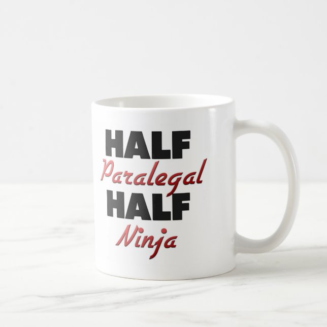 Mug Demi de paralégal demi de Ninja (Droite)