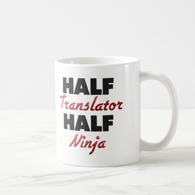 Mug Demi de traducteur demi de Ninja (Droite)