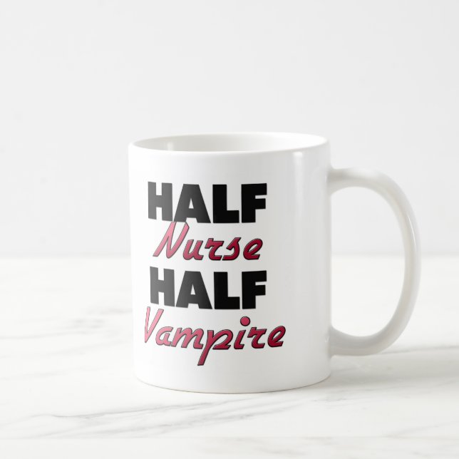 Mug Demi de vampire de demi d'infirmière (Droite)