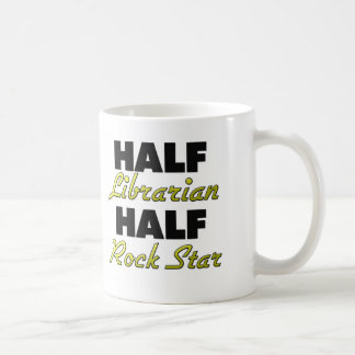 Mug Demi de vedette du rock de demi de bibliothécaire