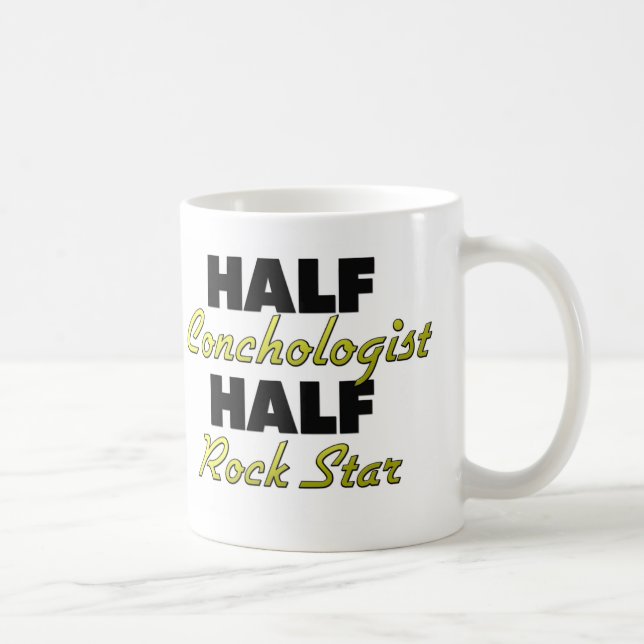 Mug Demi de vedette du rock de demi de Conchologist (Droite)