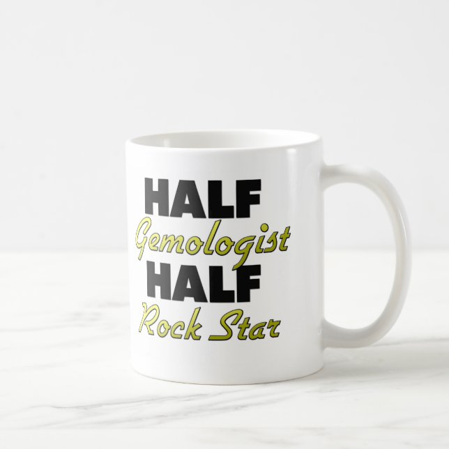Mug Demi de vedette du rock de demi de Gemologist (Droite)