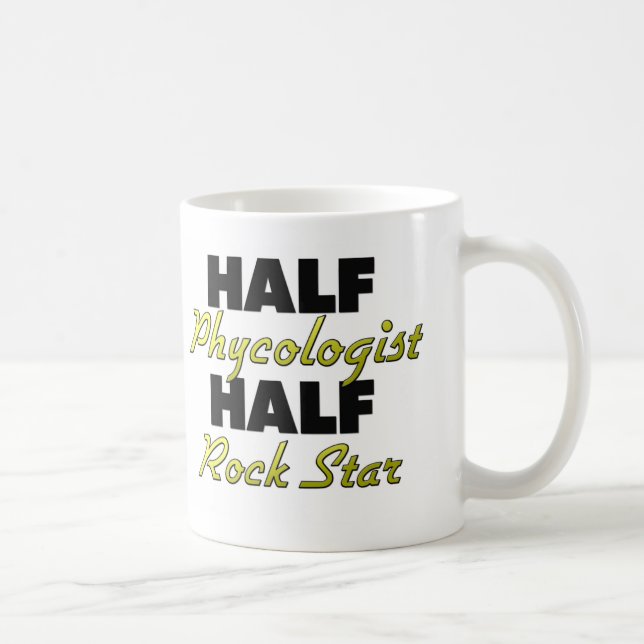 Mug Demi de vedette du rock de demi de phycologue (Droite)
