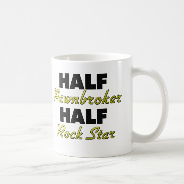 Mug Demi de vedette du rock de demi de prêteur sur (Droite)