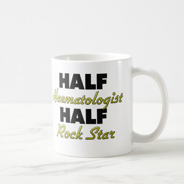 Mug Demi de vedette du rock de demi d'hématologue (Droite)