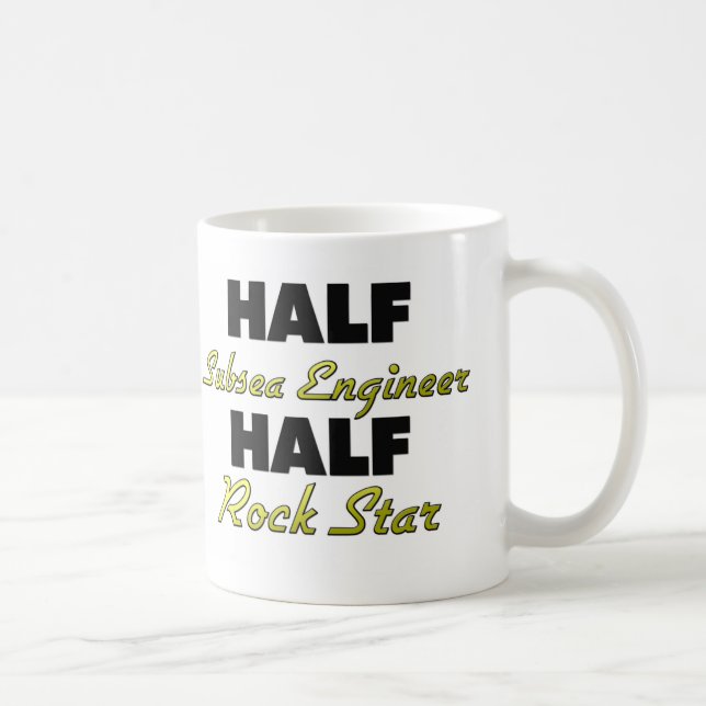 Mug Demi de vedette du rock de demi d'ingénieur (Droite)