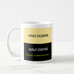 Mug Demi-humain - demi-café