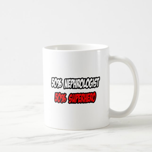 Mug Demi-néphrologiste...Demi-superhéros (Droite)
