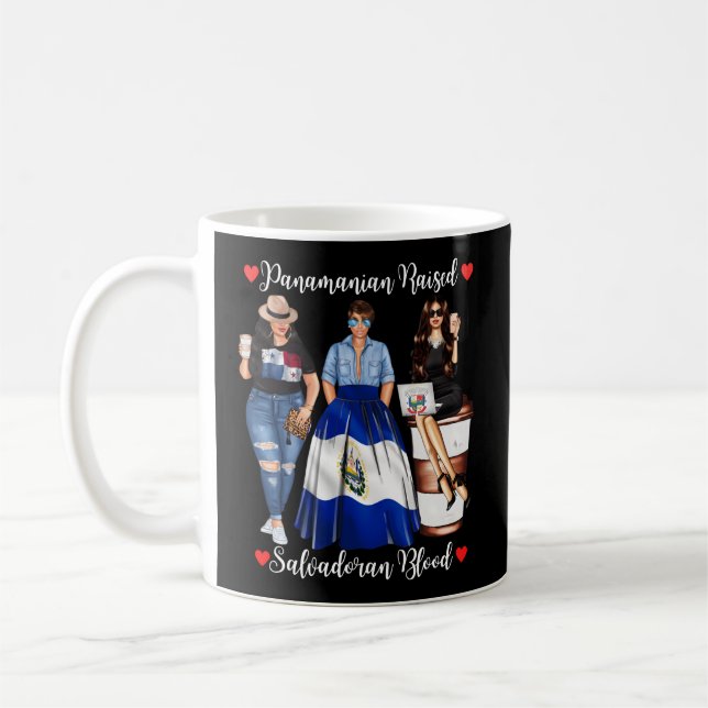 Mug Demi-Panaïen Salvadorien Élevé Au Salvador (Gauche)