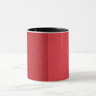 Mug demi-texture rouge tomate - personnalisable