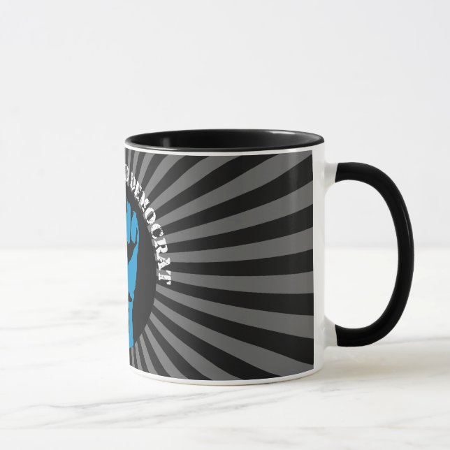 Mug démocrate de sang bleu. (Droite)