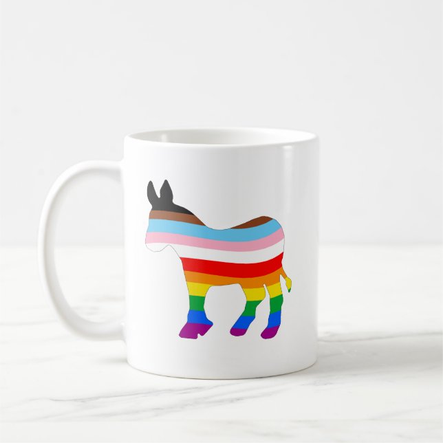 Mug Démocrate LGBTQ (Gauche)
