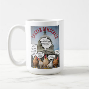 Mug Démocrates du poulet au Capitol Building DrôleCari