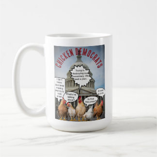 Mug Démocrates du poulet au Capitol Building DrôleCari